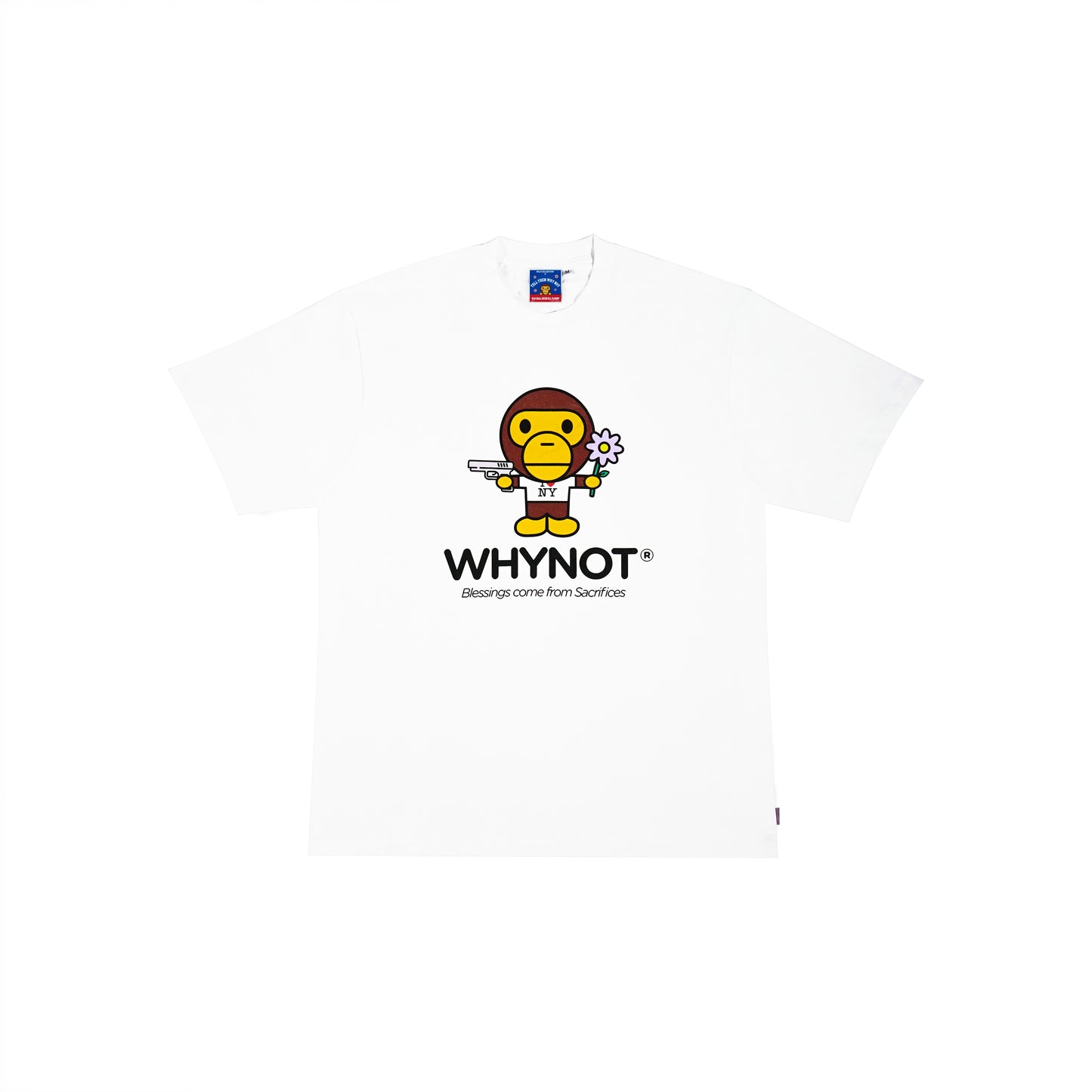 Cotton T-shirt Milo White