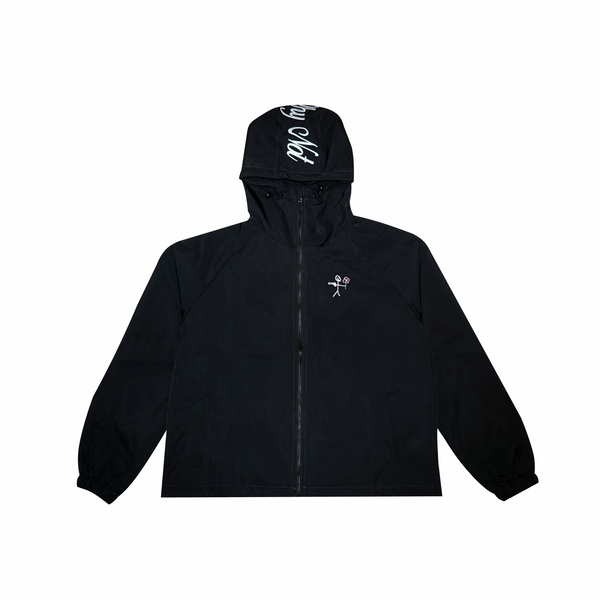 ANORAK LOGO BLACK