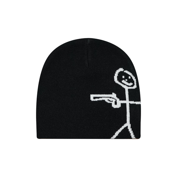 BEANIE LOGO BLACK