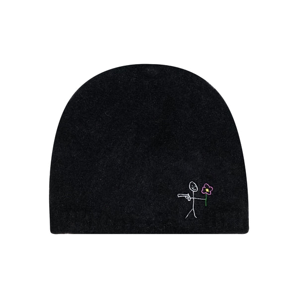 MOHAIR BEANIE BLACK