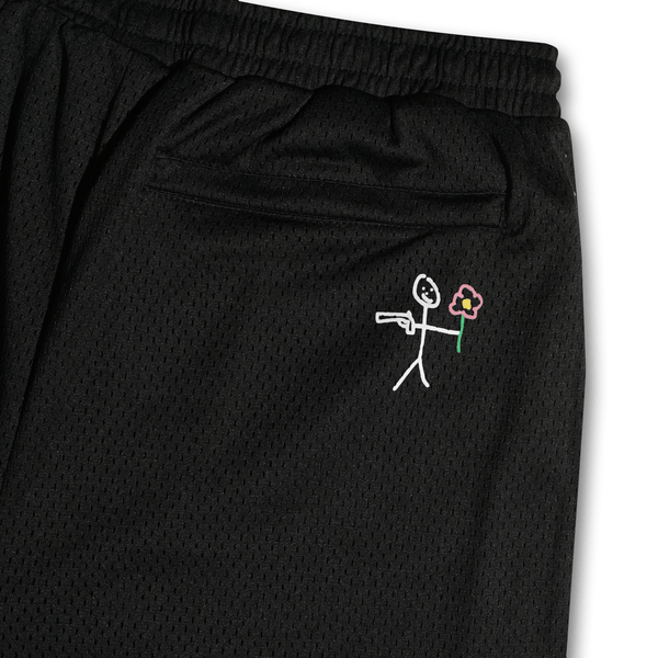 SHORT MESH NY BLACK