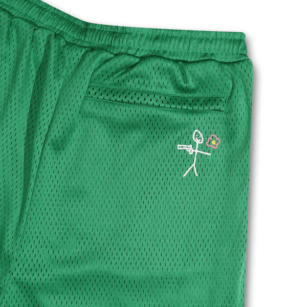 SHORT MESH NY GREEN