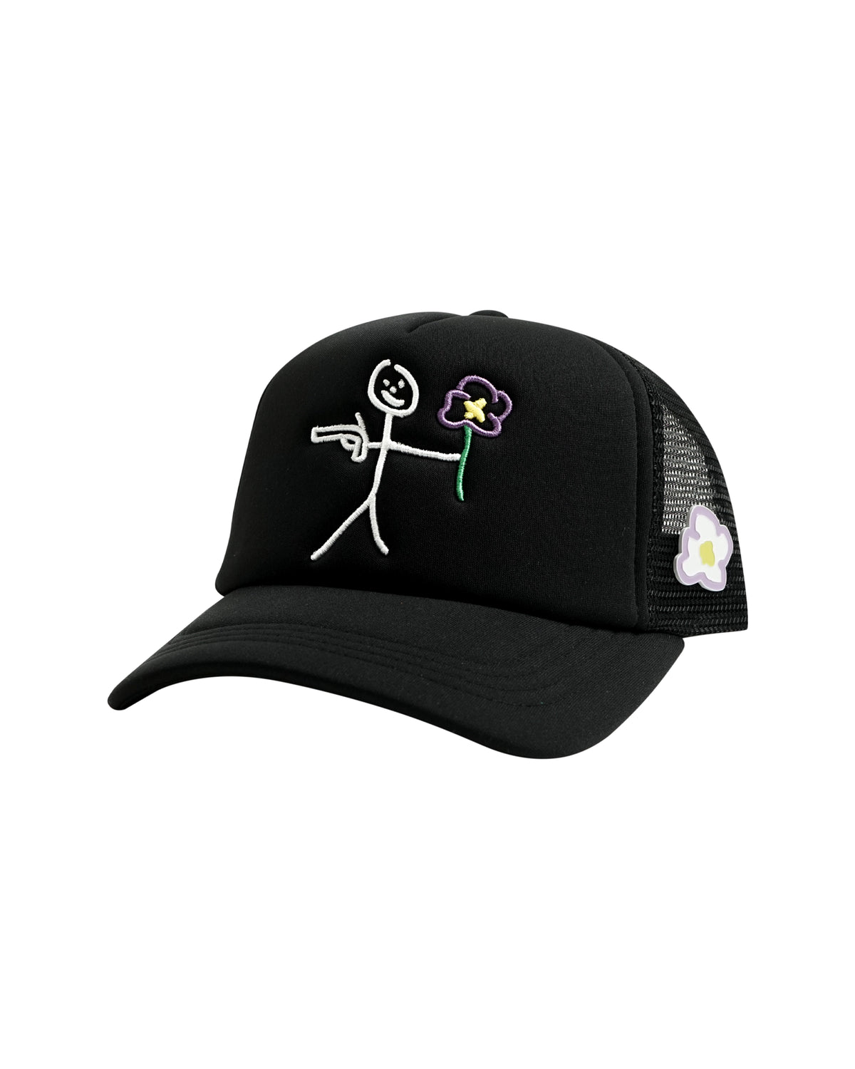 Trucker Hat Logo Black