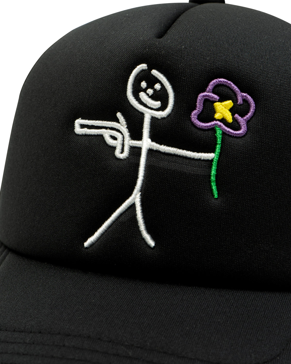 Trucker Hat Logo Black