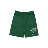 Mesh Short Logo Forest Green