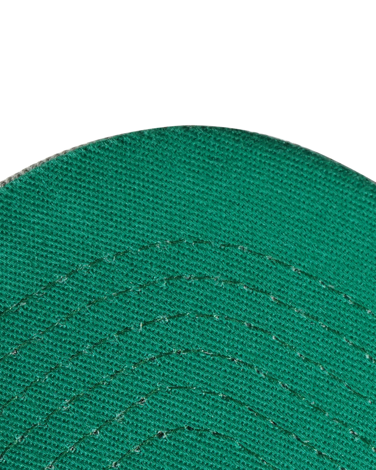 Grey snapback cap green under visor detail - tell them why not