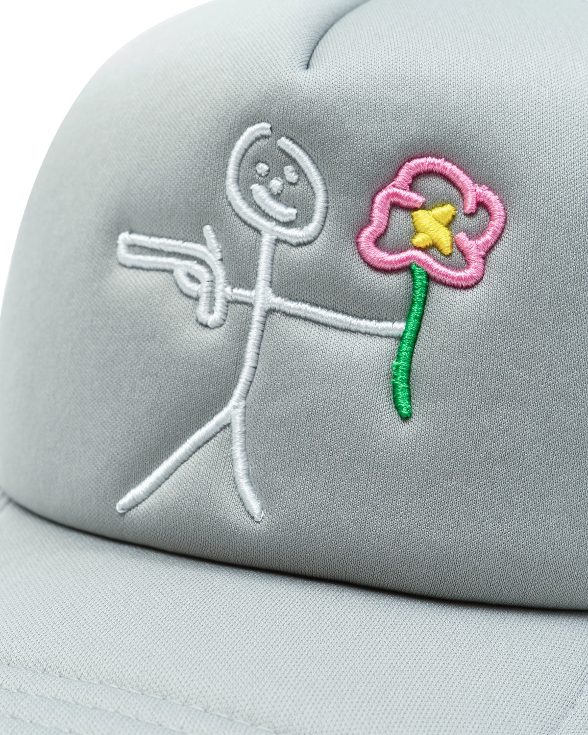 Trucker Hat Logo Grey