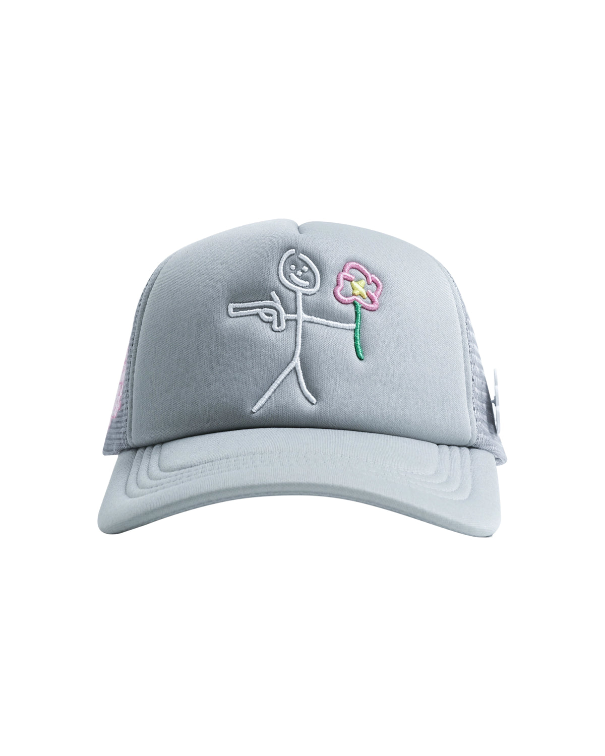 Trucker Hat Logo Grey