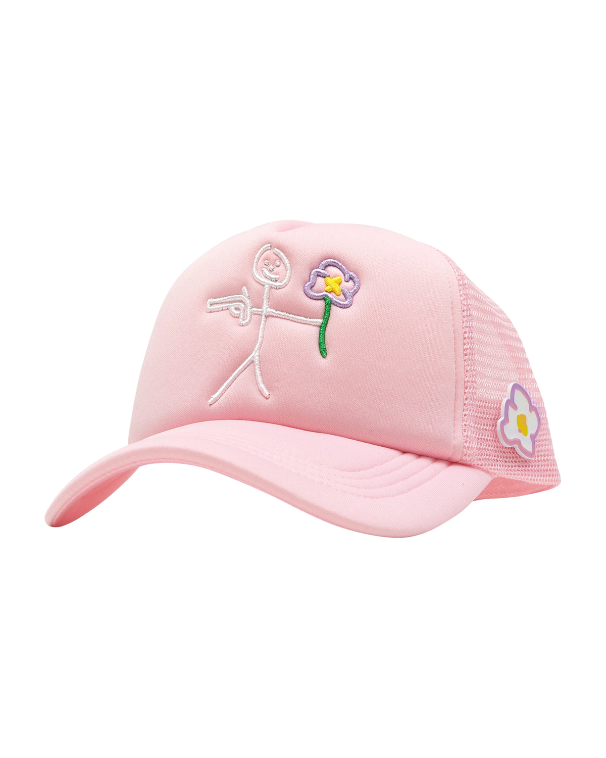Trucker Hat Logo Pink