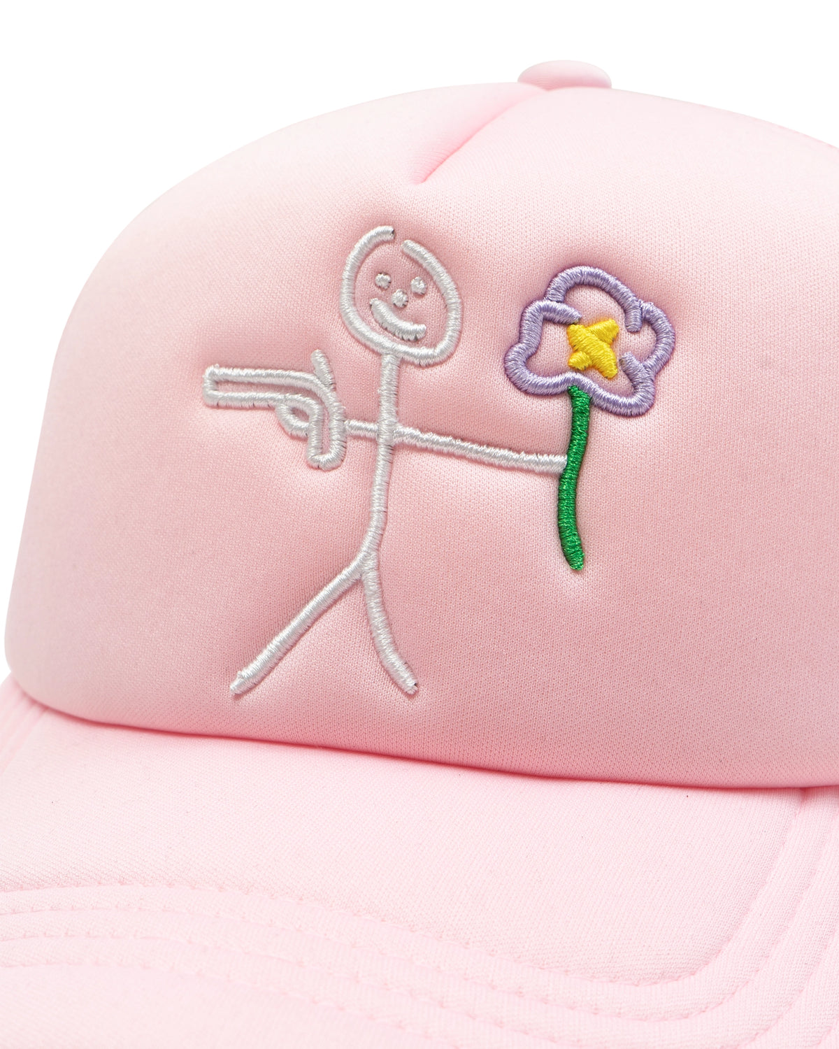 Trucker Hat Logo Pink