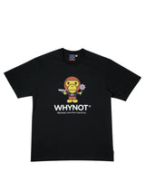 Cotton T-shirt Milo Black