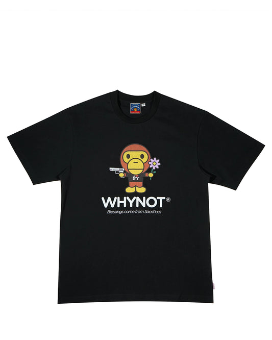 T-shirt noir Milo