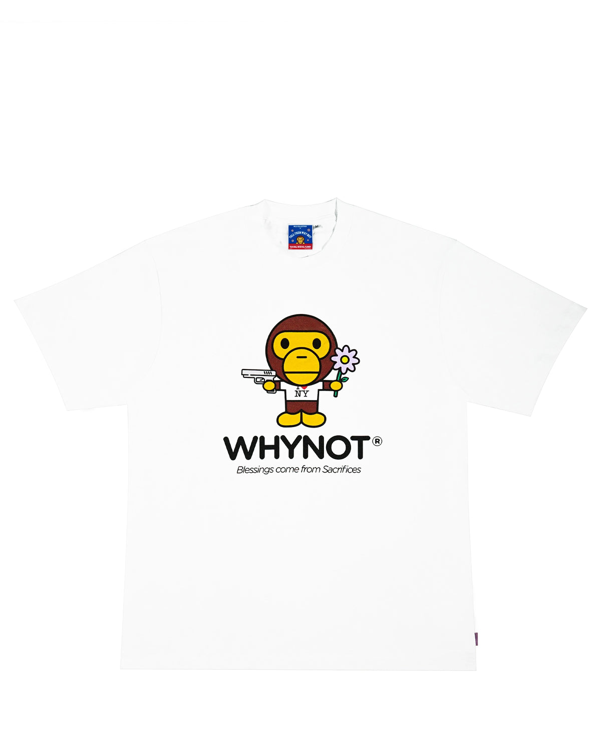 Cotton T-shirt Milo White